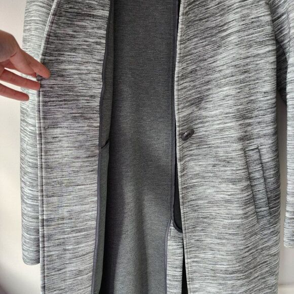 KENNETH COLE Long Coat | Stand Collar | Single Button | Fly Away Style | Small - Picture 3 of 8